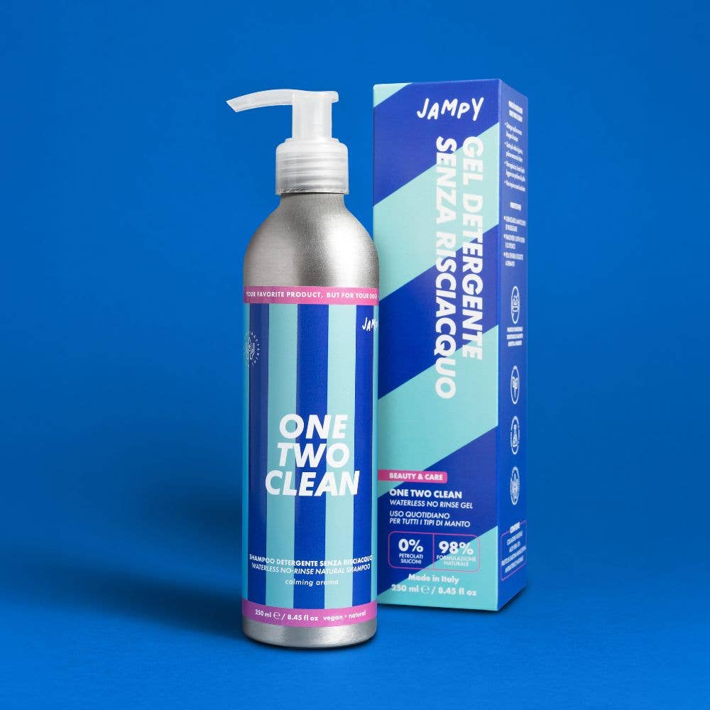 One Two Clean - Hondenschoonmaakgel zonder spoelen, 98% natuurlijk
