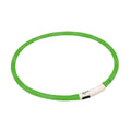 Led halsband voor huisdieren - 70 cm, groen