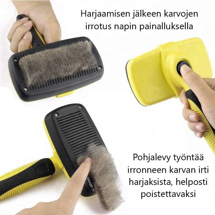 Paws & Son™ Procare - Lemmikin pehmeä karstaharja