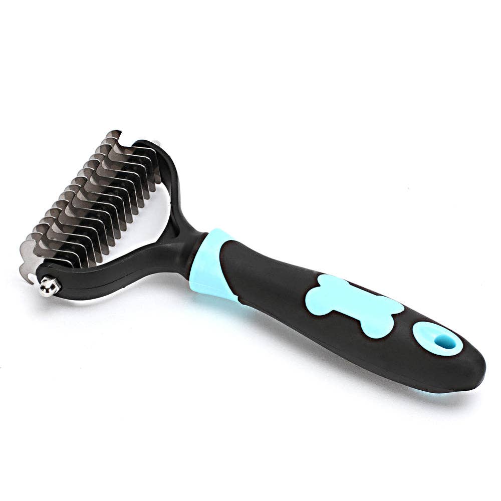 Paws & Son™ Procare hondenondervachtborstel met dubbele snede