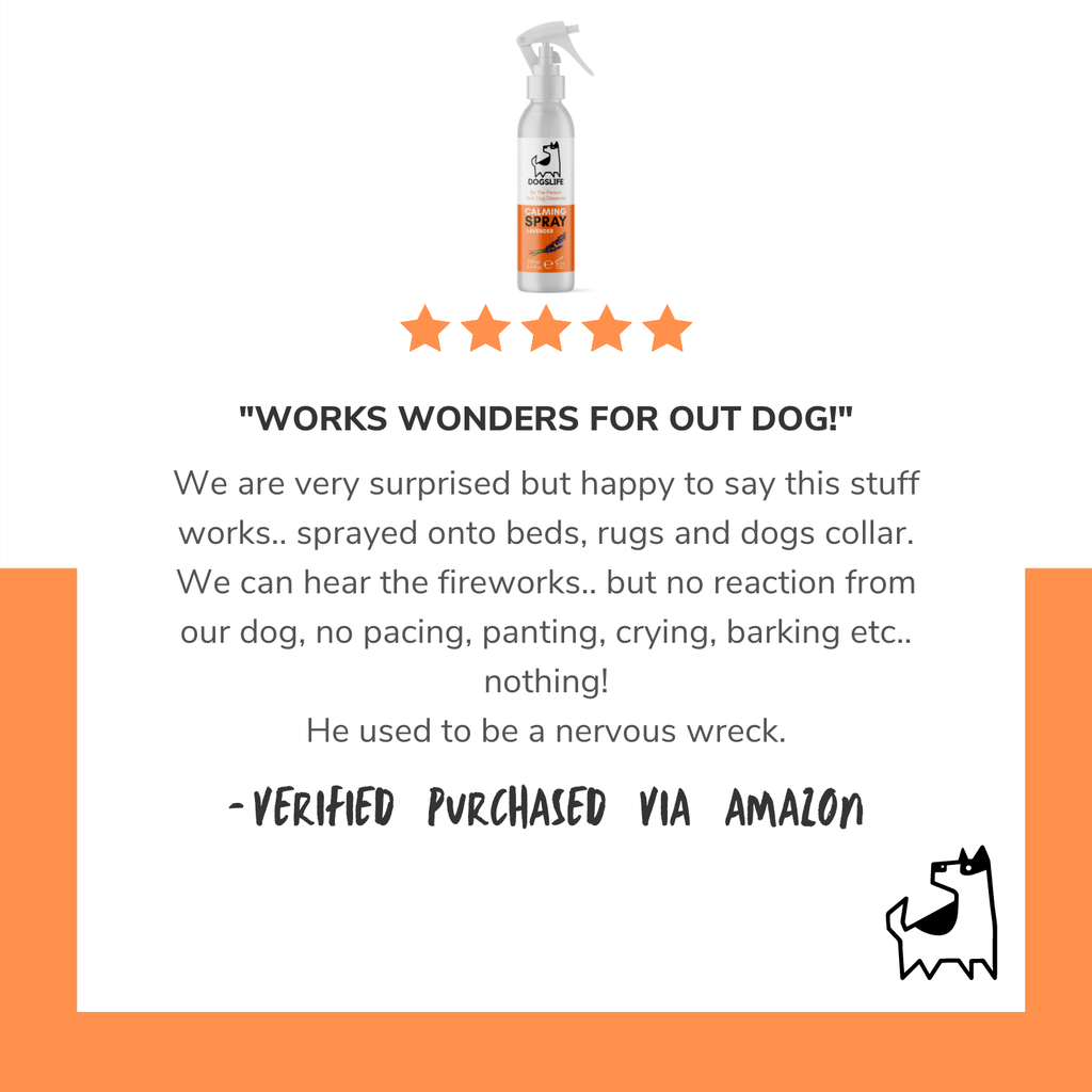 Kalmerende spray voor honden