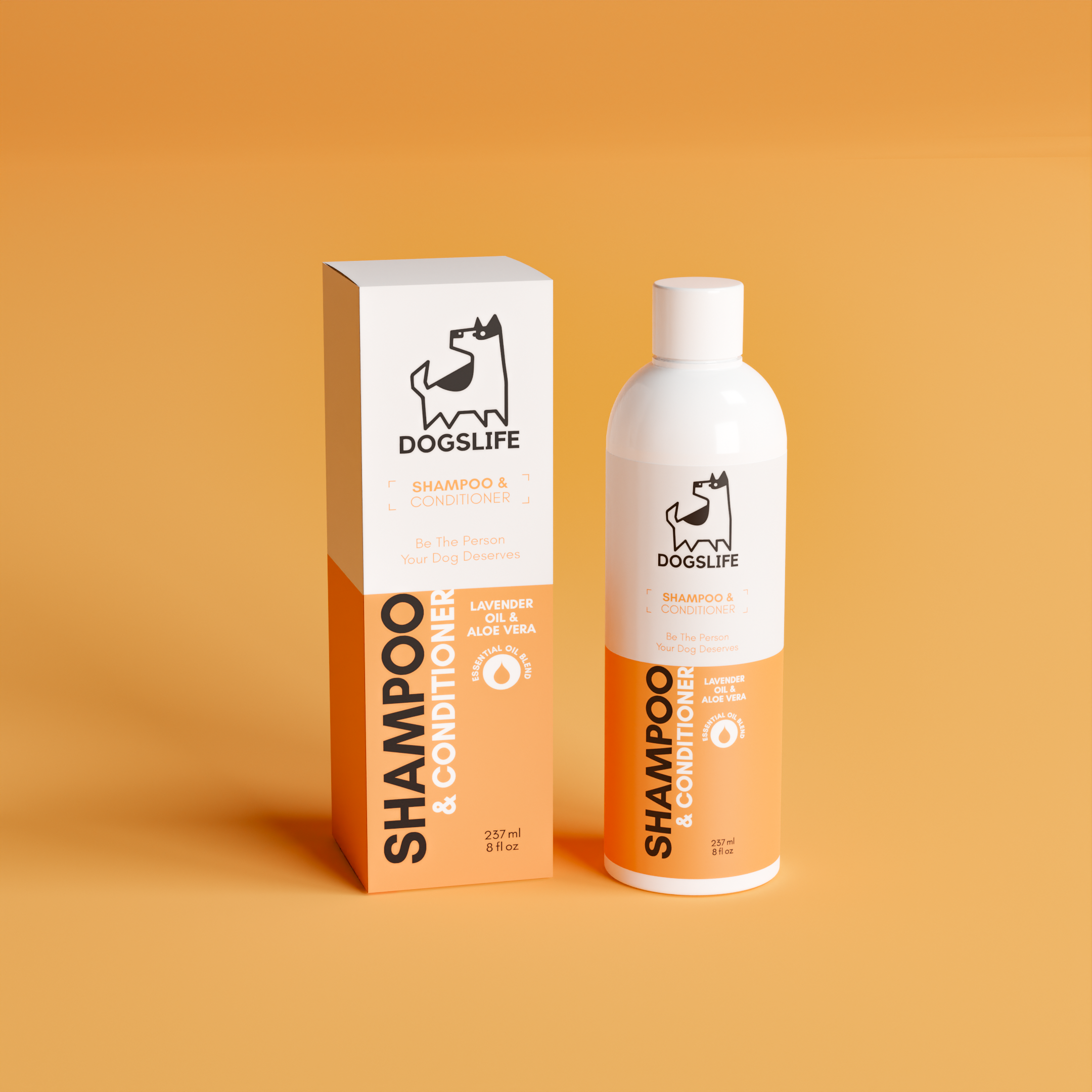 2-in-1 hondenshampoo en -conditioner