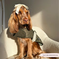 Abrigo Acolchado de Lujo para Perros – Country Khaki | Cocker Spaniel
